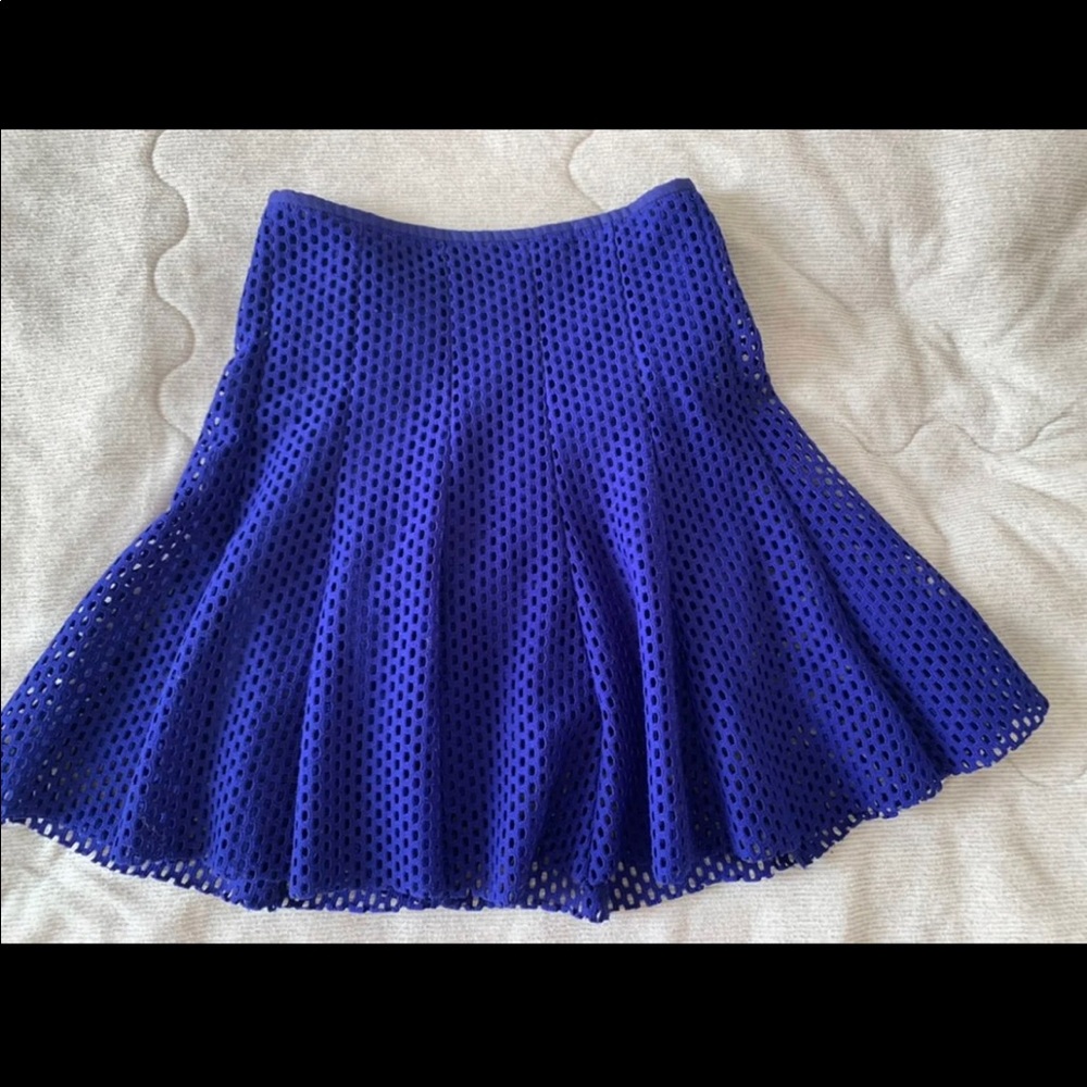 Sandro Purple Pleated Skirt